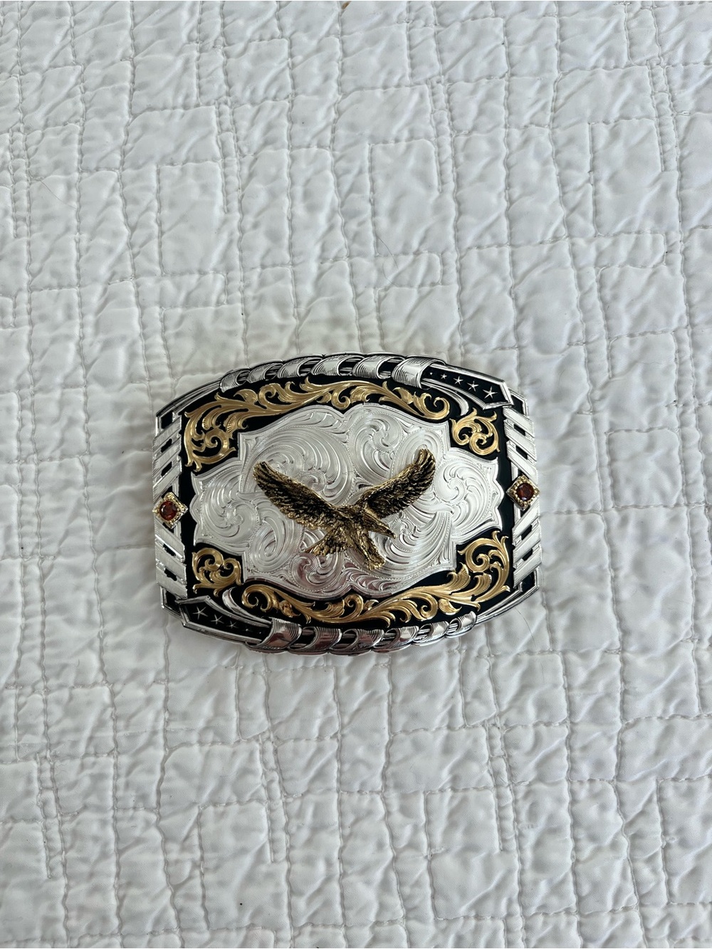 Montana Silversmiths Western Eagle Ornate Belt Buckle